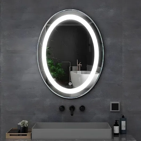Nabab_Shop_Led_Mirror_For_Bathroom_Ovel_Shape_Wash_Basin_Size_18X24,_Bedroom_Bathroom_Mirror_Oval_Finish_Polished