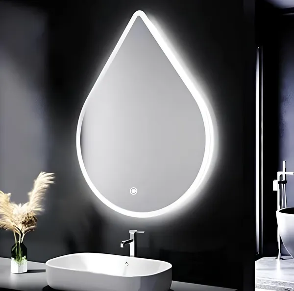 Nabab_Shop_Led_Mirror_For_Bathroom_Water_Drop_Shape_Size_18X24,_Bathroom_Mirror