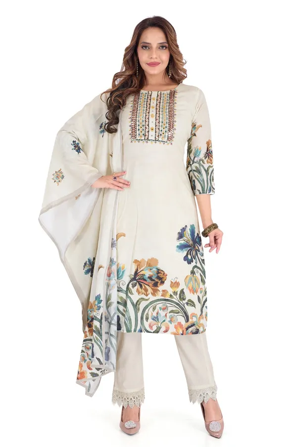 Off_White_Floral_Printed_Ethnic_Suit_Set_With_Embroidered_Neckline_And_Dupatta
