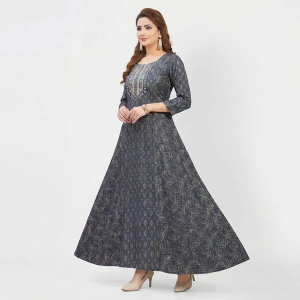 Grey_Elegant_Printed_Anarkali_Gown_With_Embroidered_Yoke
