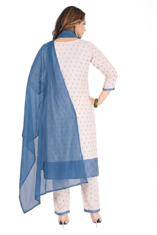 White_&_Blue_Embroidered_Salwar_Suit_Set_With_Dupatta_