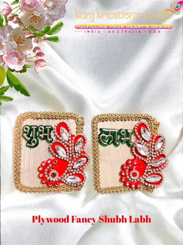 Plywood_Fancy_Prosperity_Shubh_Labh_Artisanal_Door_Hanging_Pack_Of_2