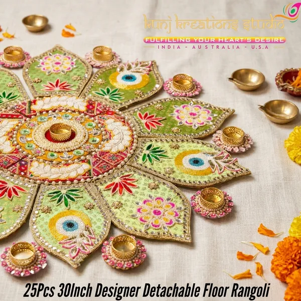 25_Piece_Designer_Detachable_Floor_Rangoli_Pack_30_Inch_Artisanal_Kundan_Rangoli_For_Festive_Diwali_And_Festivals