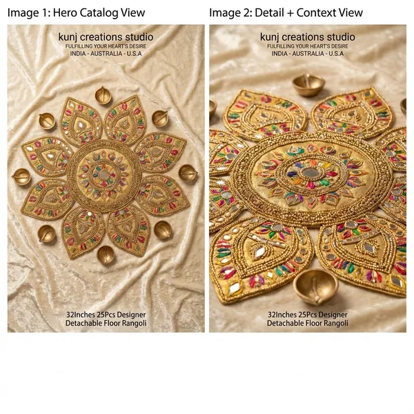 32_Inches_25_Pcs_Designer_Detachable_Floor_Rangoli