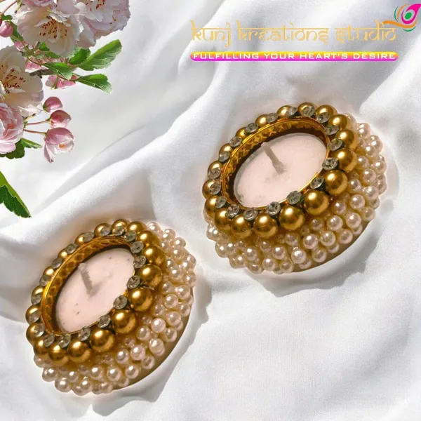 Artisanal_Tealight_Candle_Holders_With_Pearl_And_Gold_Bead_Detailing_Pack_Of_2