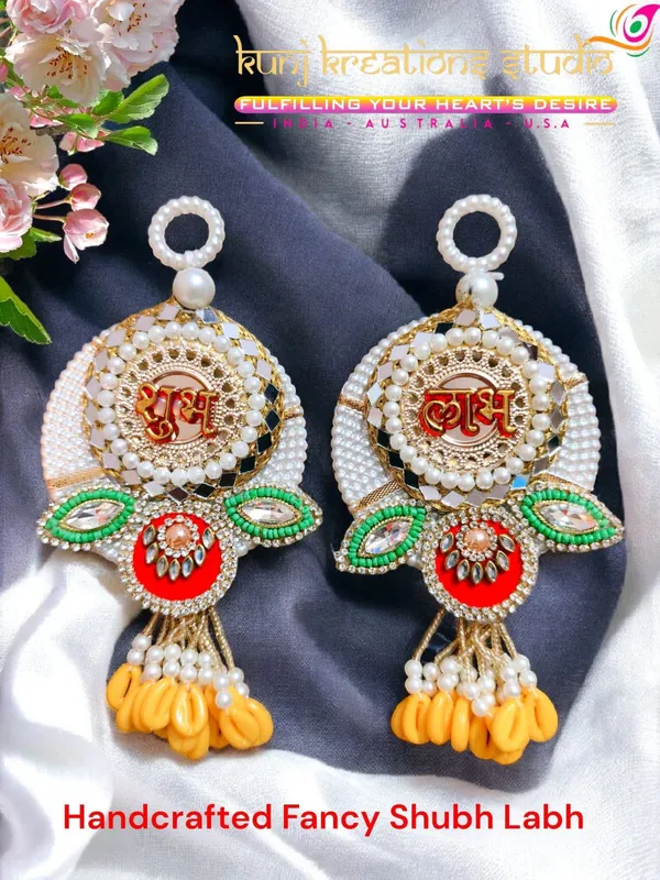 Hand_Etched_Fancy_Prosperity_Shubh_Labh_Artisanal_Pooja_Decor_Pack_Of_2