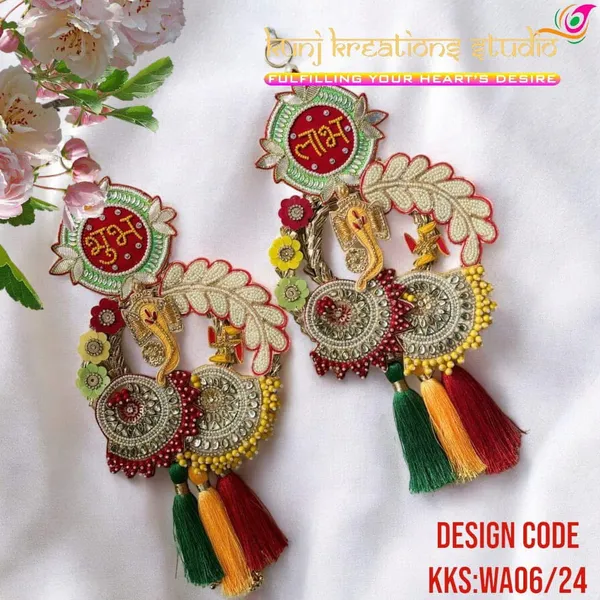 Artisanal_Regal_Ganapathy_Wall_Hanging_With_Tassels_Heritage_Indian_Design_Pack_Of_2