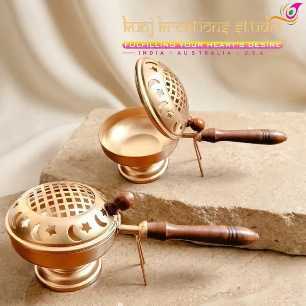 Polished_Brass_Incense_Burner_With_Wooden_Handle_And_Artisanal_Lid_Pack_Of_2