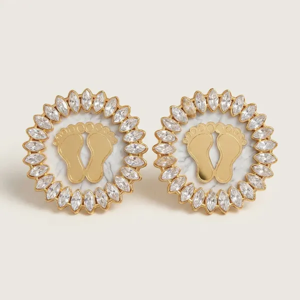 Resin_Laxmi_Charan_Artisanal_Goddess_Lakshmi_Footprints_With_Crystal_Border_Pack_Of_2