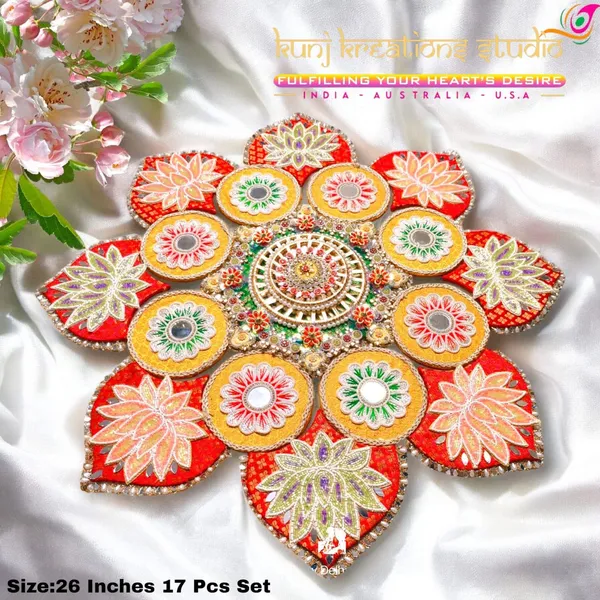 Artisanal_Kundan_Rangoli_26_Inches_Pack_Of_17_Pieces