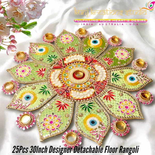 25_Piece_Designer_Detachable_Floor_Rangoli_Pack_30_Inch_Artisanal_Kundan_Rangoli_For_Festive_Diwali_And_Festivals