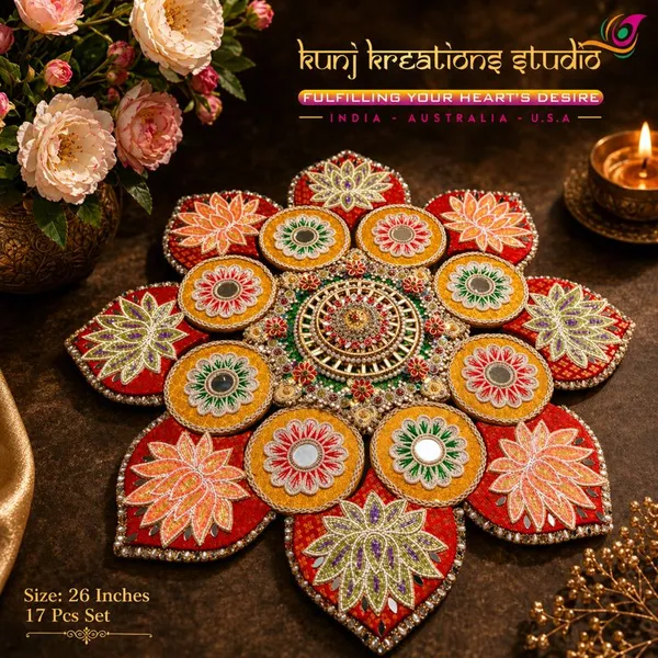 Artisanal_Kundan_Rangoli_26_Inches_Pack_Of_17_Pieces
