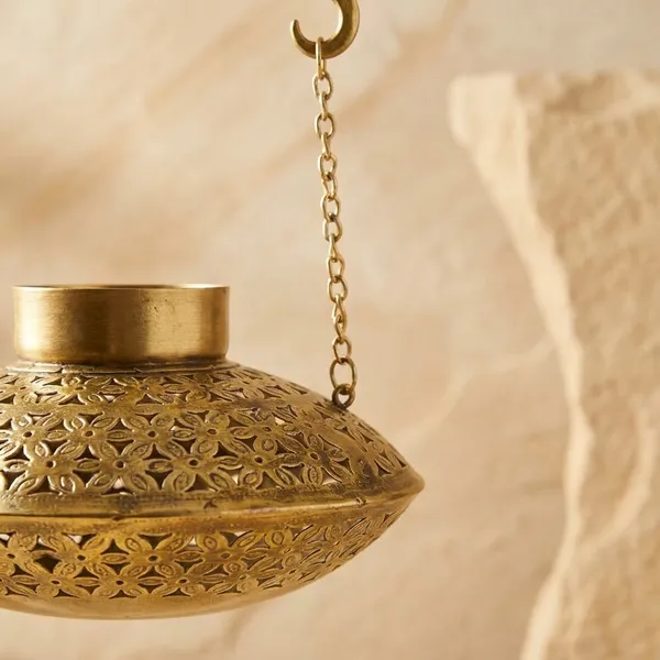 Artisanal_Hanging_Polished_Brass_Incense_Burner_With_Floral_Cutwork_Design