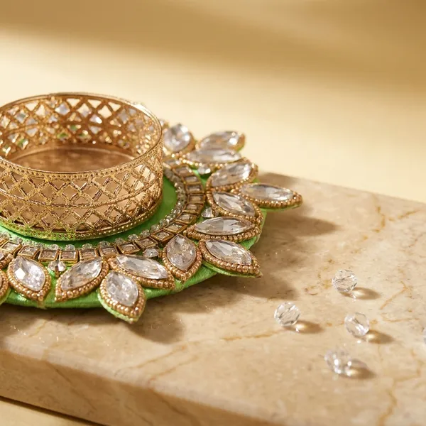 Kundan_Meenakari_Artisanal_Diya_Holders_Lustrous_Gold_Sunburst_Tea_Light_Candle_Stands_Pack_Of_2