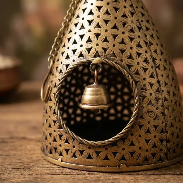 Artisanal_Moroccan_Style_Polished_Brass_Incense_Burner_With_Geometric_Cutouts