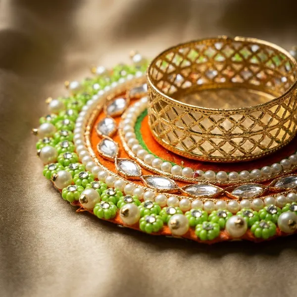 Designer_Tealight_Candle_Holders_Emerald_Green_And_Gold_Pack_Of_2