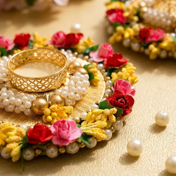 Artisanal_Diya_Candle_Holders_With_Floral_Embellishments_5_Inches_Pack_Of_2