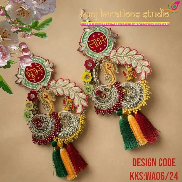 Artisanal_Regal_Ganapathy_Wall_Hanging_With_Tassels_Heritage_Indian_Design_Pack_Of_2