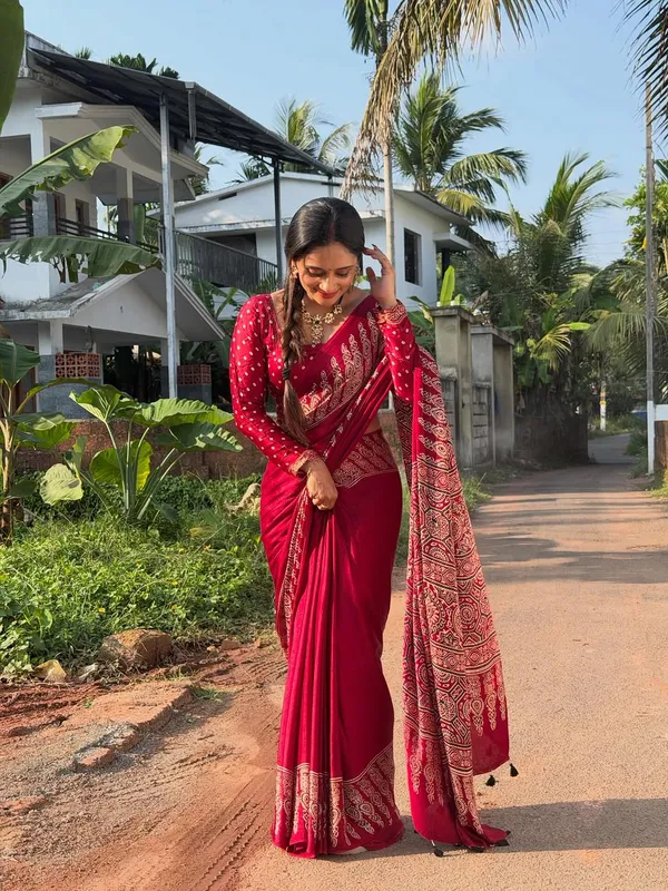 Gaji_Silk_Saree_with_Ajrakh_Pallu_and_Printed_Border