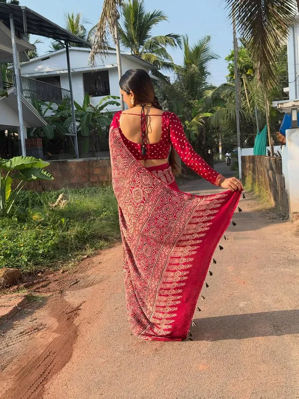 Gaji_Silk_Saree_with_Ajrakh_Pallu_and_Printed_Border
