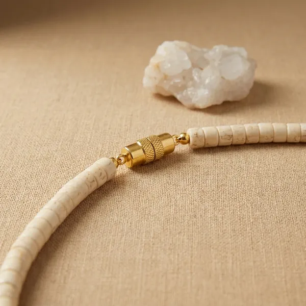 Beige_Original_Tulsi_Wood_2_Round_Premium_Kanthi_Mala_For_Unisex