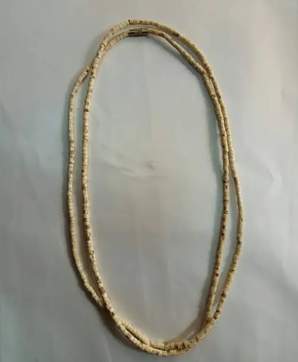 Beige_Original_Tulsi_Wood_2_Round_Premium_Kanthi_Mala_For_Unisex