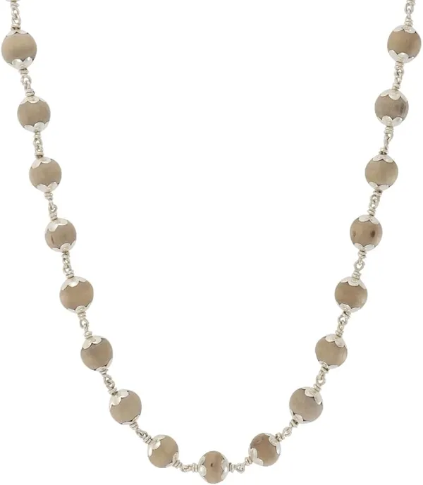 Beige_Original_Pure_8_Mm_Tulsi_Bead_And_Real_Silver_Plated_Brass_Premium_Mala_Necklace_For_Unisex