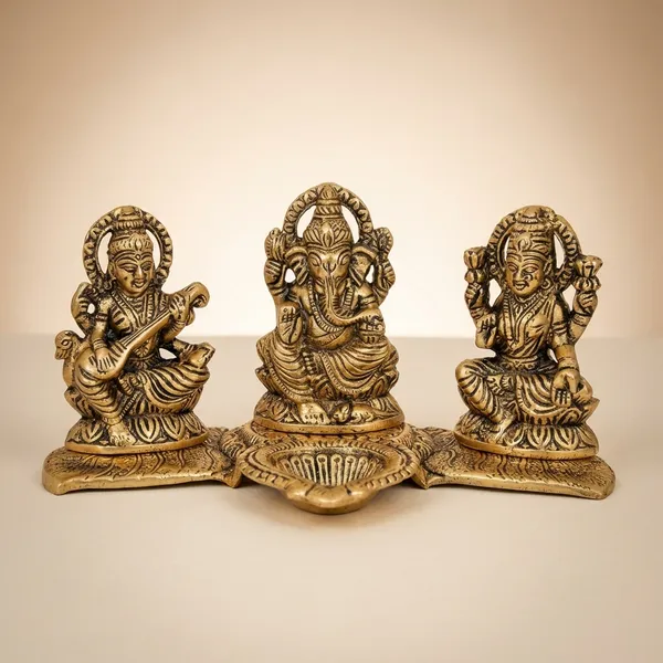 Gold_24_Carat_Gold_Plated_Laxmi,_Ganesha,_Saraswati_Mettal_Premium_Idol_Set_For_Puja_And_Home_Decor_And_Gift_Best_For_Diwali