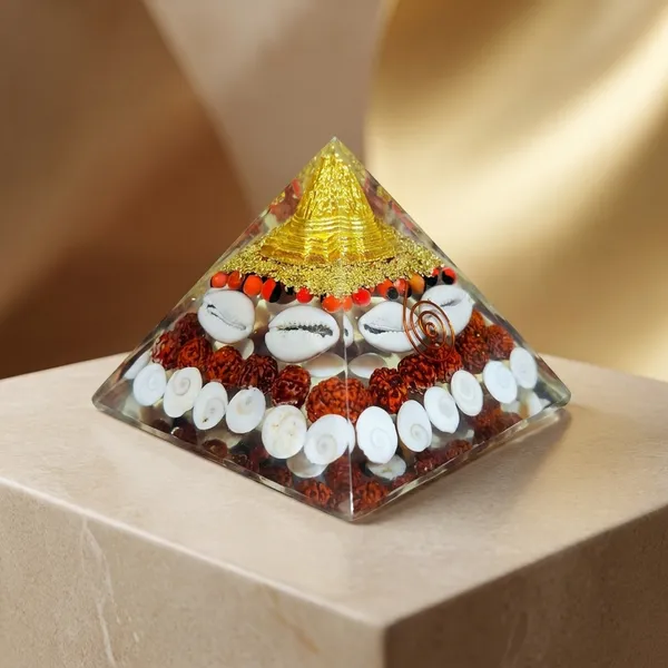 Gold_Brown_Original_5_Mukhi_Rudraksha_And_Kaudi_And_Gomti_Chakra_And_Gunja_Seeds_And_Gold_Plated_Brass_Etc_Premium_Pyramid_For_Meditation,_Spiritual_Wellness,_Home_Decor