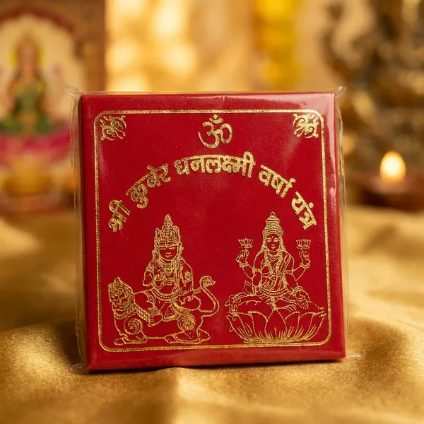 24_Carat_Gold_Plated_Brass_Shri_Kuber_Dhan_Laxmi_Varsha_Premium_Yantra_For_Pooja,_Meditation,_Worship,_Home_Decor