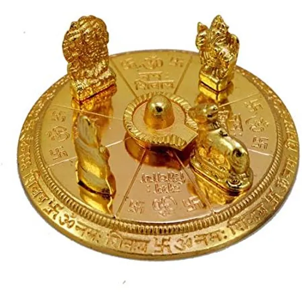 Gold_24_Carat_Gold_Plated_Brass_Premium_Complete_Shiv_Parivar_Idol_Set_For_Pooja_And_Worship