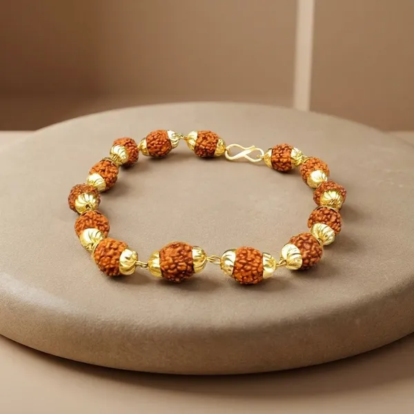 Brown_Original_5_Mukhi_Rudraksha_And_24_Carat_Gold_Plated_Brass_Premium_Bracelet_For_Unisex