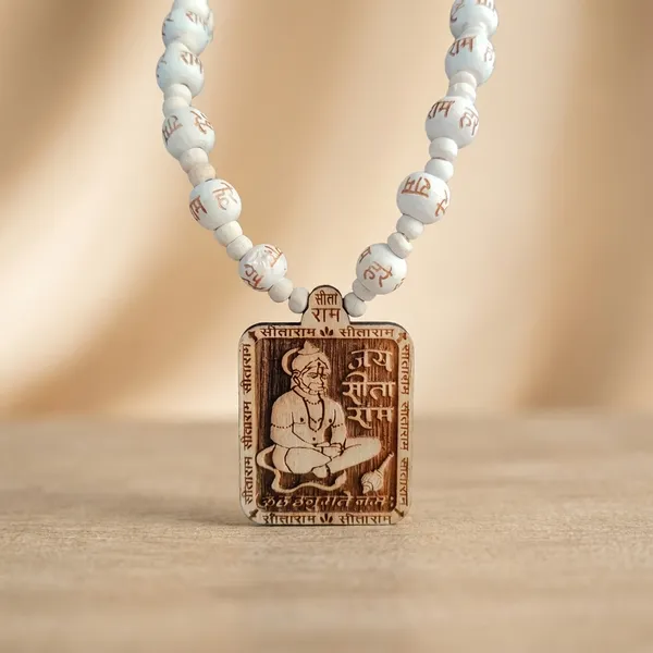 White_Original_Tulsi_Beads_Premium_Hanuman_Pendant_Necklace_For_Unisex