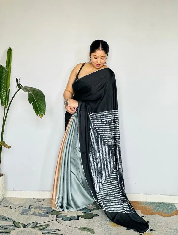 Multicolor_Modal_Silk_Saree_With_Blouse_For_Women