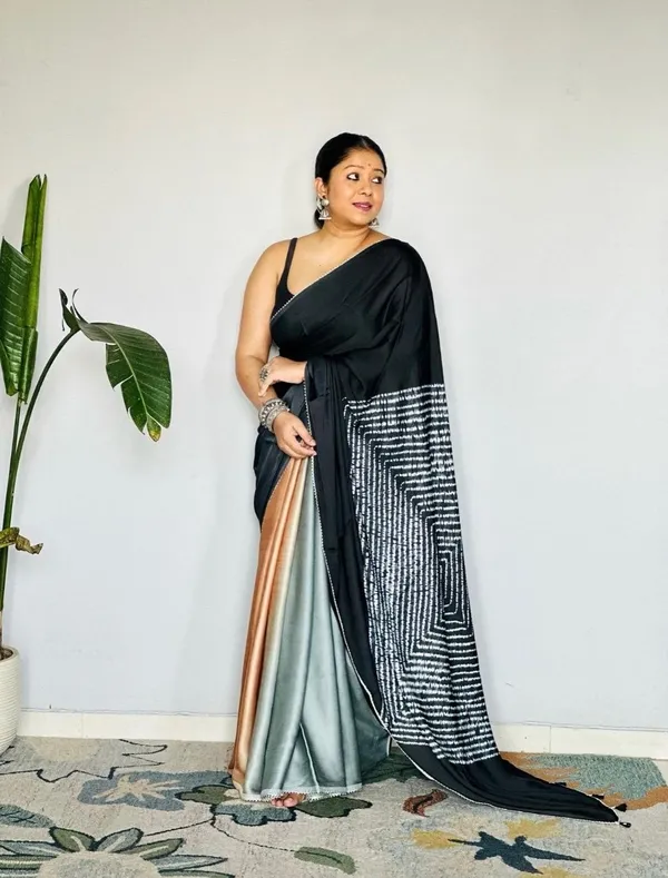 Multicolor_Modal_Silk_Saree_With_Blouse_For_Women