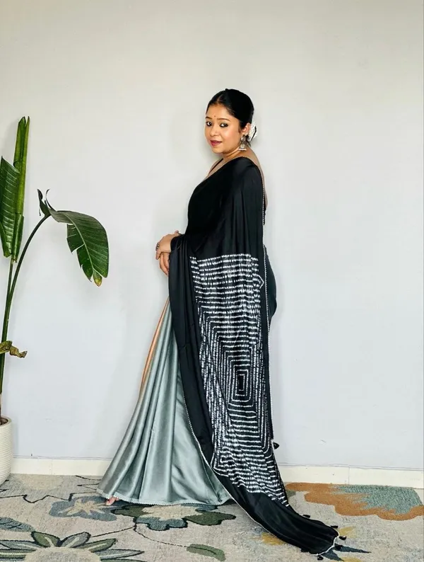 Multicolor_Modal_Silk_Saree_With_Blouse_For_Women