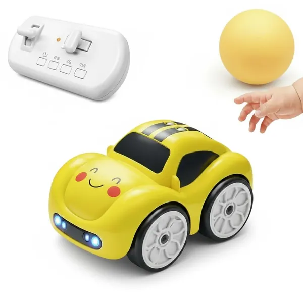 Yellow_Abs_Plastic,_Rubber,_Electronic_Components_Remote_Control_Car_For_Kids