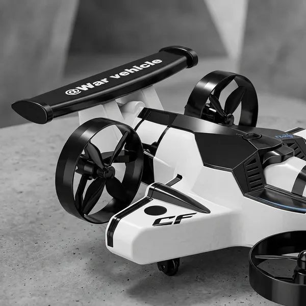 White_And_Black_Abs_Plastic,_Electronic_Components,_Plastic_Propellers_Quadcopter_Drone_For_Kids