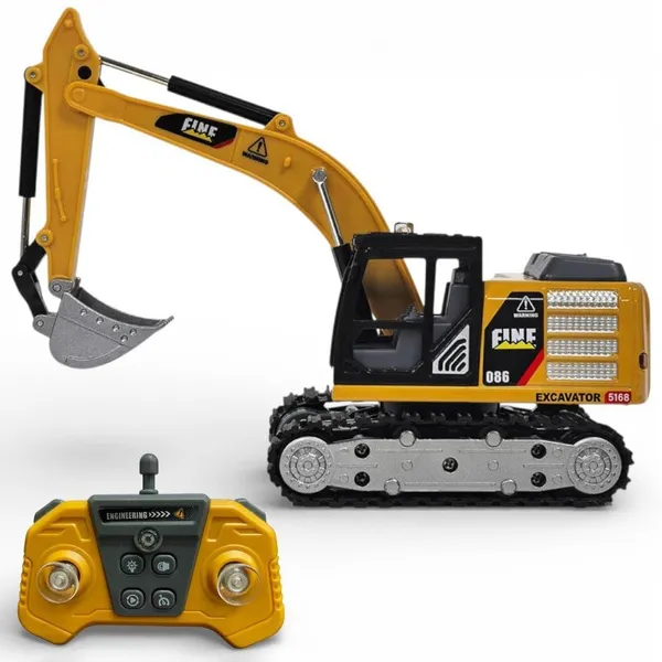 Yellow_Abs_Plastic,_Metal_Parts,_Rubber_Tracks_Remote_Control_Toy_For_Kids
