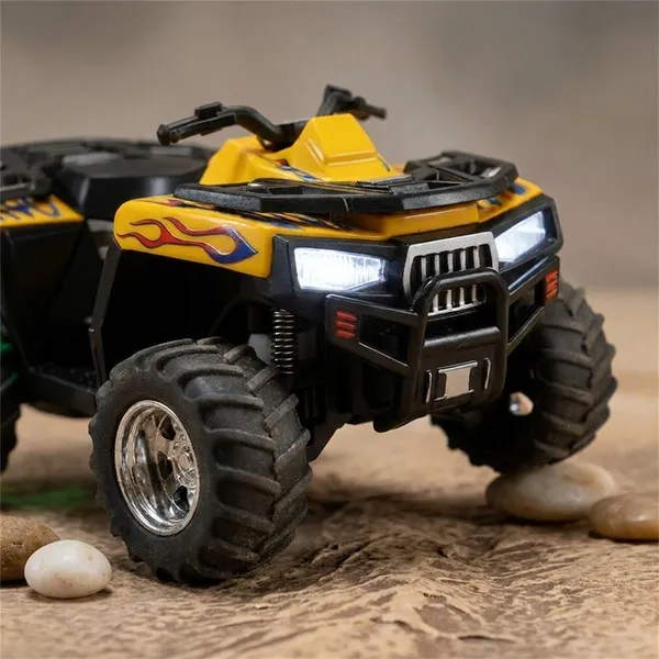 Yellow_And_Green_Abs_Plastic,_Waterproof_Rubber,_Electronic_Components_Remote_Control_Stunt_Car_For_Kids_Pack_Of_2