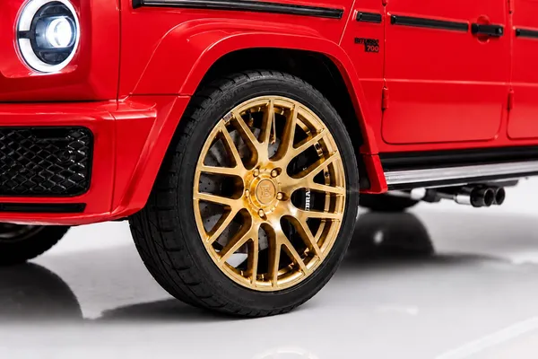 MERCEDES_BENZ_GWAGON_BRABUS_RED_DIE-CAST_MODEL_COLLECTIBLE