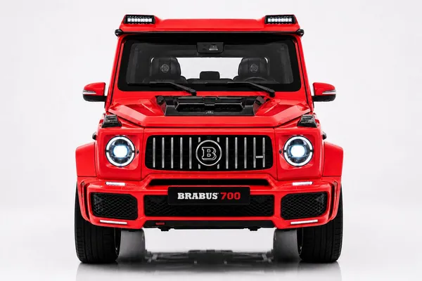 MERCEDES_BENZ_GWAGON_BRABUS_RED_DIE-CAST_MODEL_COLLECTIBLE