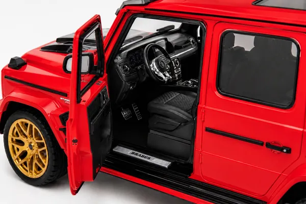 MERCEDES_BENZ_GWAGON_BRABUS_RED_DIE-CAST_MODEL_COLLECTIBLE