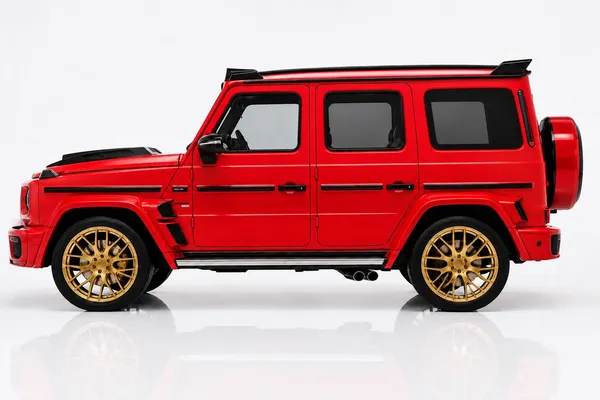 MERCEDES_BENZ_GWAGON_BRABUS_RED_DIE-CAST_MODEL_COLLECTIBLE