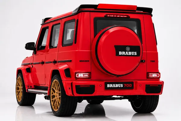 MERCEDES_BENZ_GWAGON_BRABUS_RED_DIE-CAST_MODEL_COLLECTIBLE