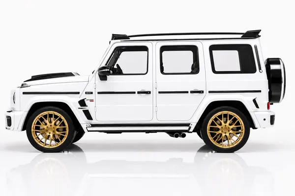 MERCEDES_BENZ_GWAGON_BRABUS_WHITE_DIE-CAST_MODEL_COLLECTIBLE