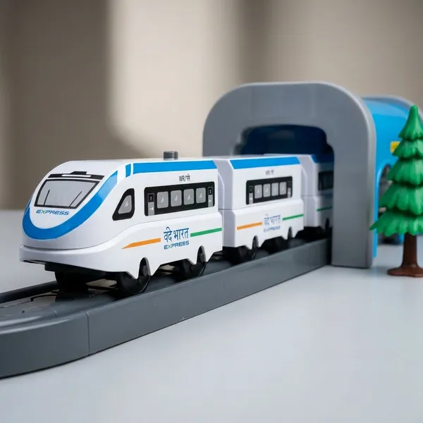 White_Abs_Plastic,_Metal_Components,_Pvc_Electric_Train_Set_For_Kids