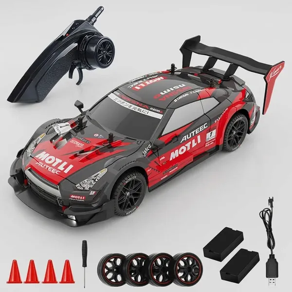 Red_And_Black_Abs_Plastic,_Metal_Parts,_Rubber_Tires_Remote_Control_Car_For_Kids
