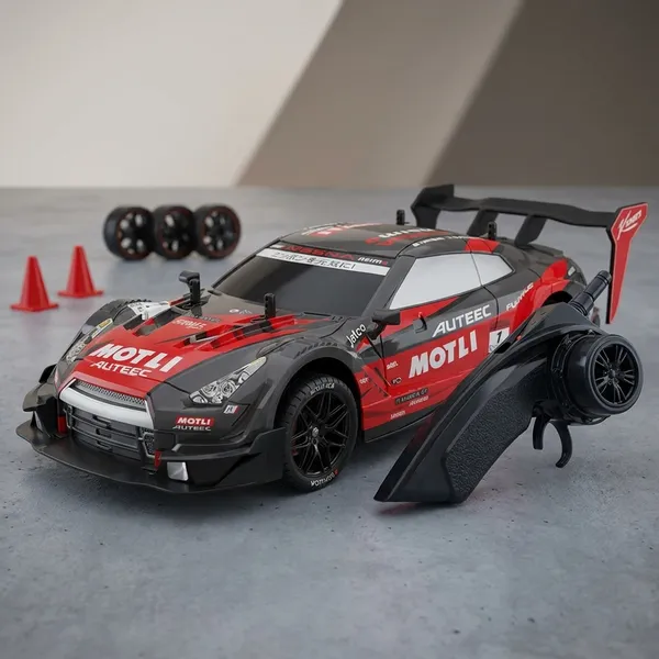 Red_And_Black_Abs_Plastic,_Metal_Parts,_Rubber_Tires_Remote_Control_Car_For_Kids