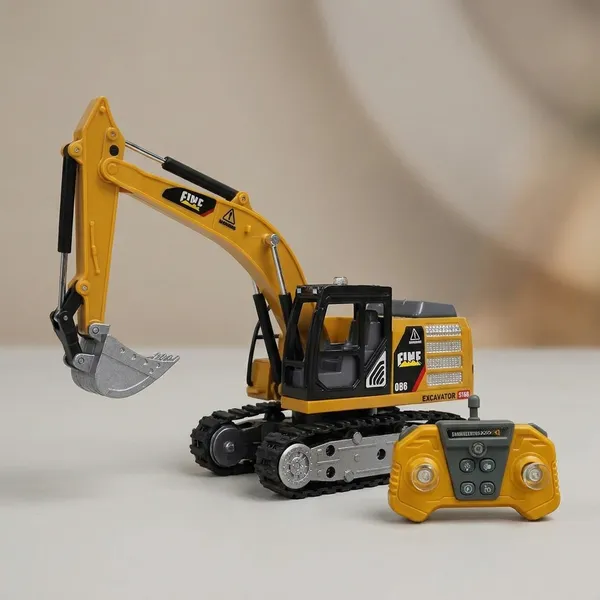 Yellow_Abs_Plastic,_Metal_Parts,_Rubber_Tracks_Remote_Control_Toy_For_Kids